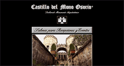 Desktop Screenshot of castillodelmonoosorio.com